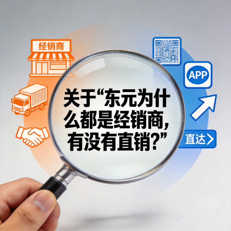 關(guān)于&ldquo;東元為什么都是經(jīng)銷商，有沒有直銷？&rdquo;