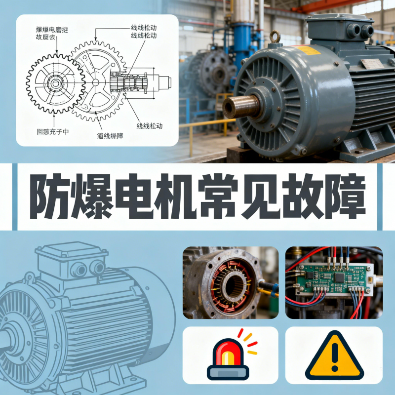 防爆電機(jī)常見故障