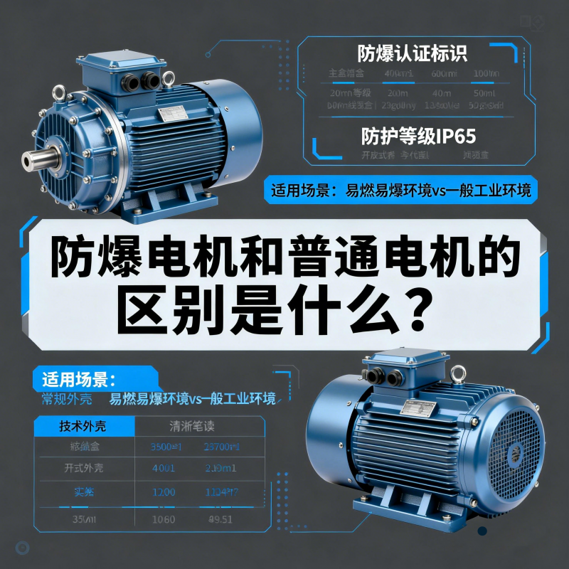 防爆電機和普通電機區(qū)別