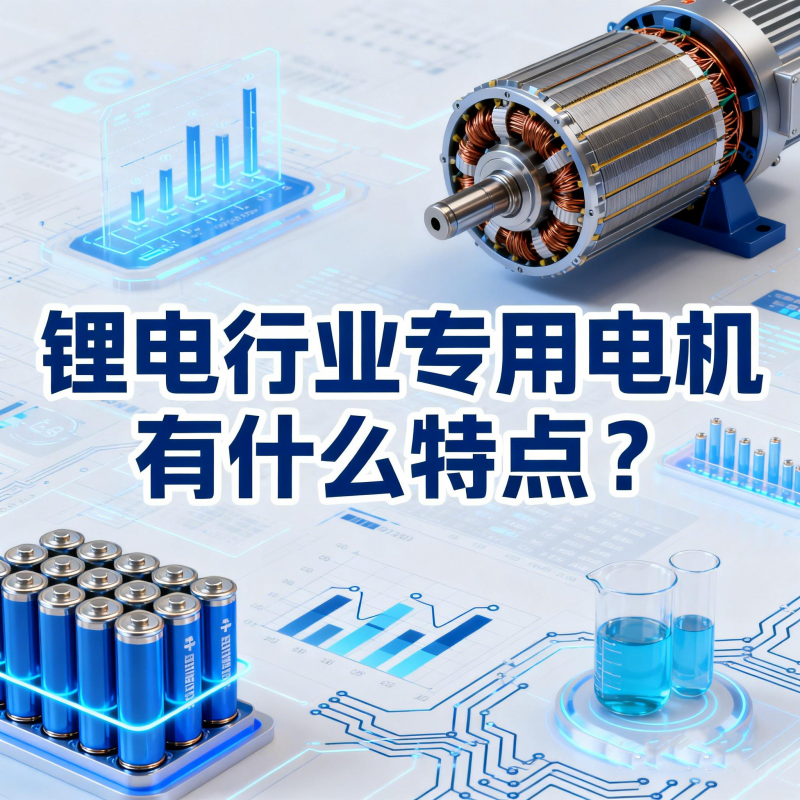 鋰電行業(yè)專用電機(jī)有什么特點(diǎn)？